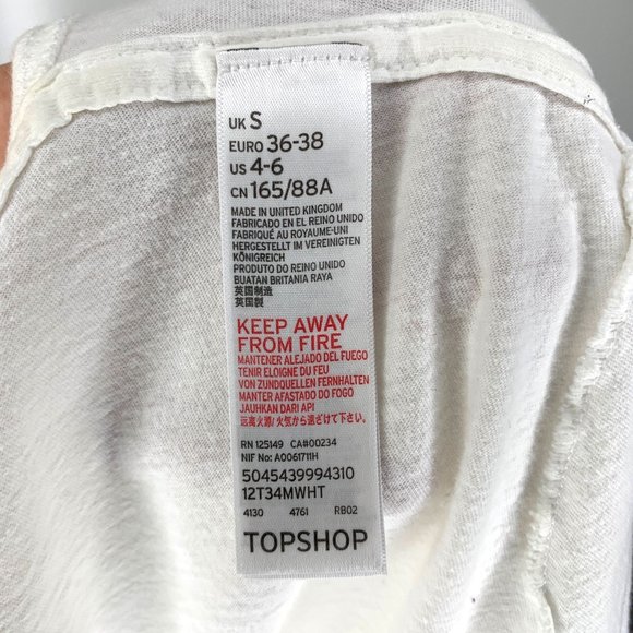 TOPSHOP You Grow Girl Cactus T-shirt By Tee & Cake Sz 4-6 - Picture 8 of 8